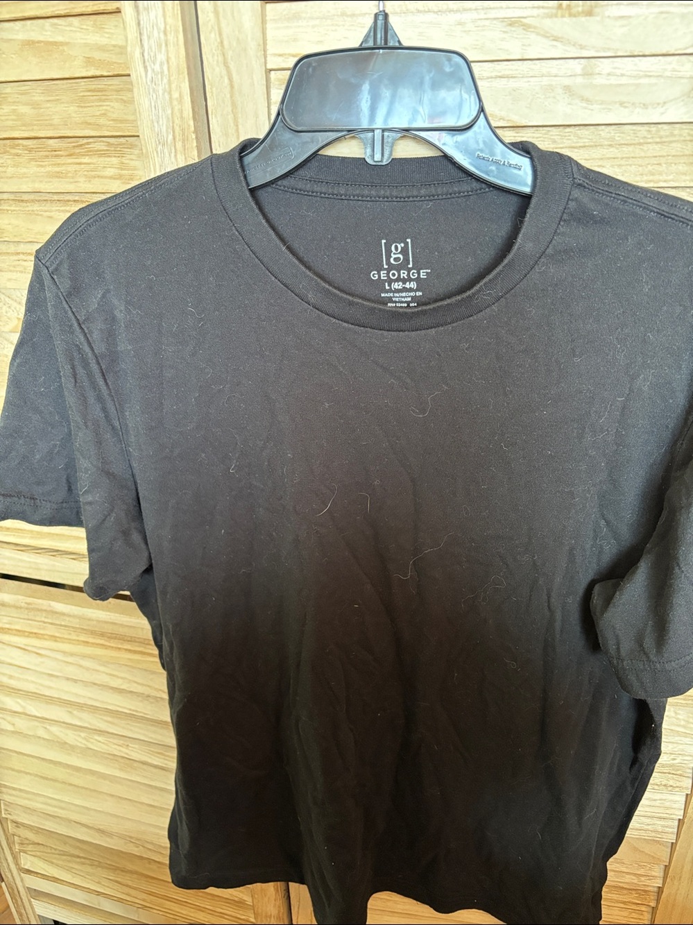 FINAL MARKDOWN George Men’s Black Short-Sleeve Crew Tee Large